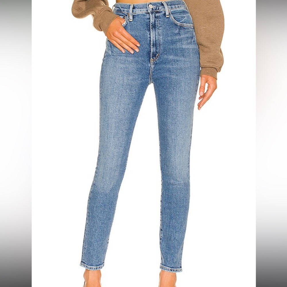 Agolde pinched waist skinny jeans